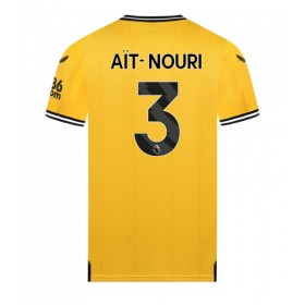 Wolves Rayan Ait-Nouri #3 Hemmakläder 2023-24 Kortärmad